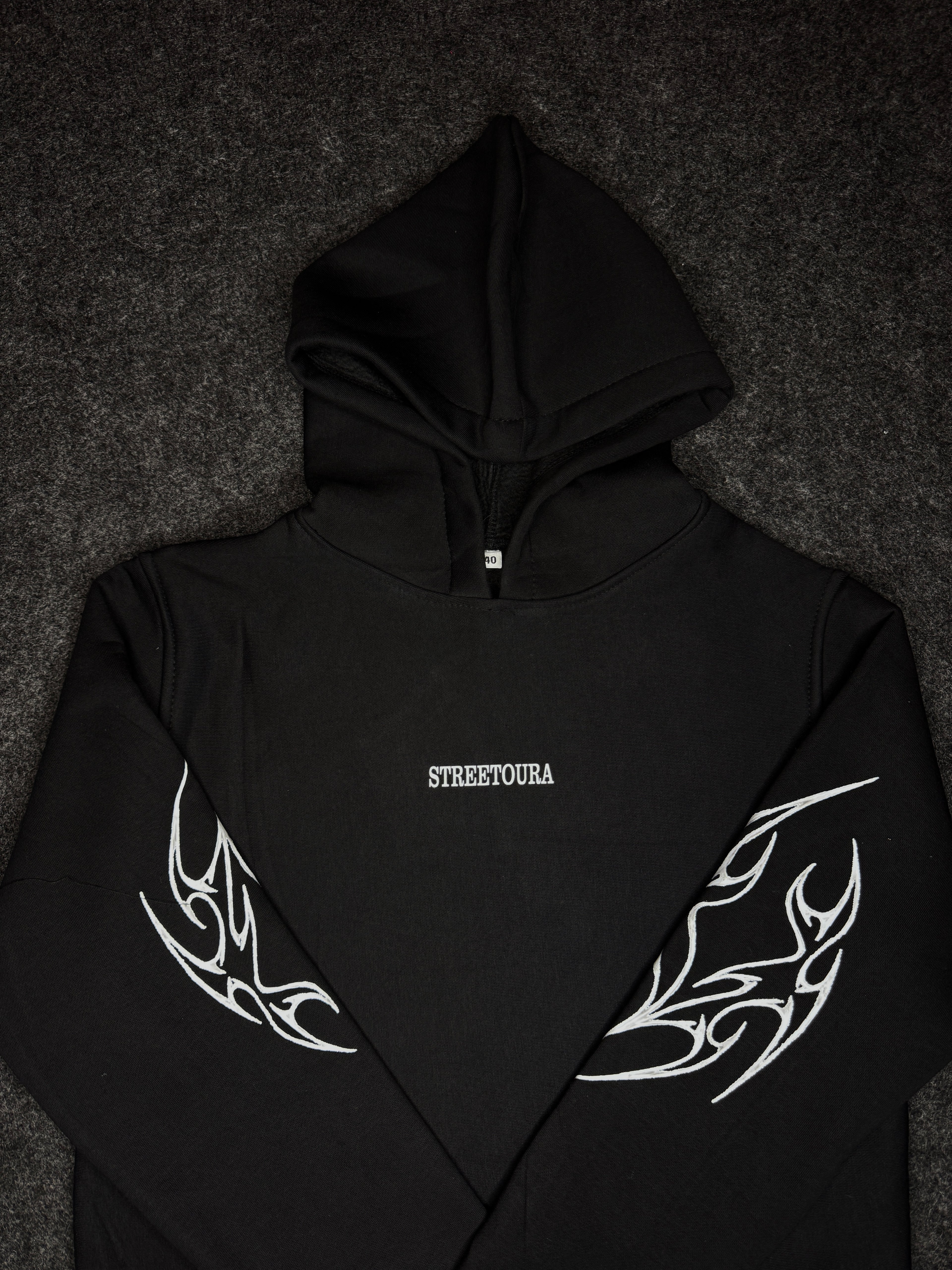 BLACK FAITH HOODIE