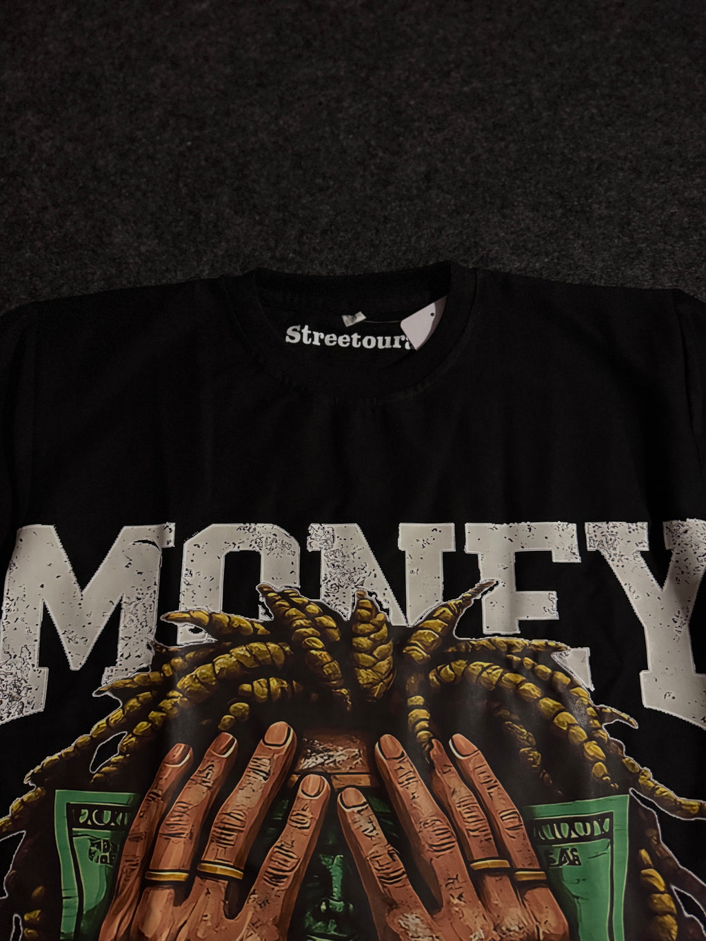 Black RichThread only T-shirt