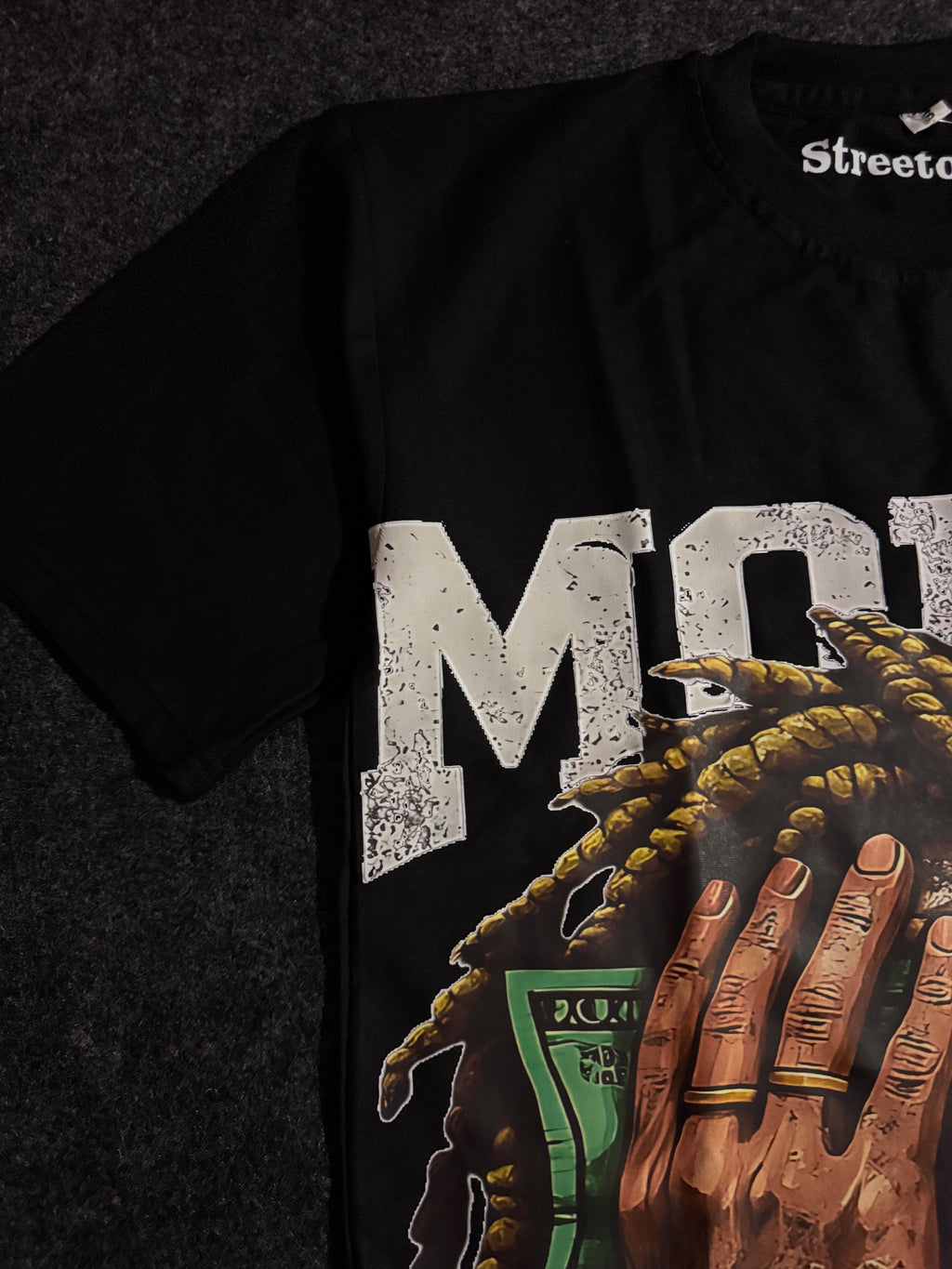 Black RichThread only T-shirt