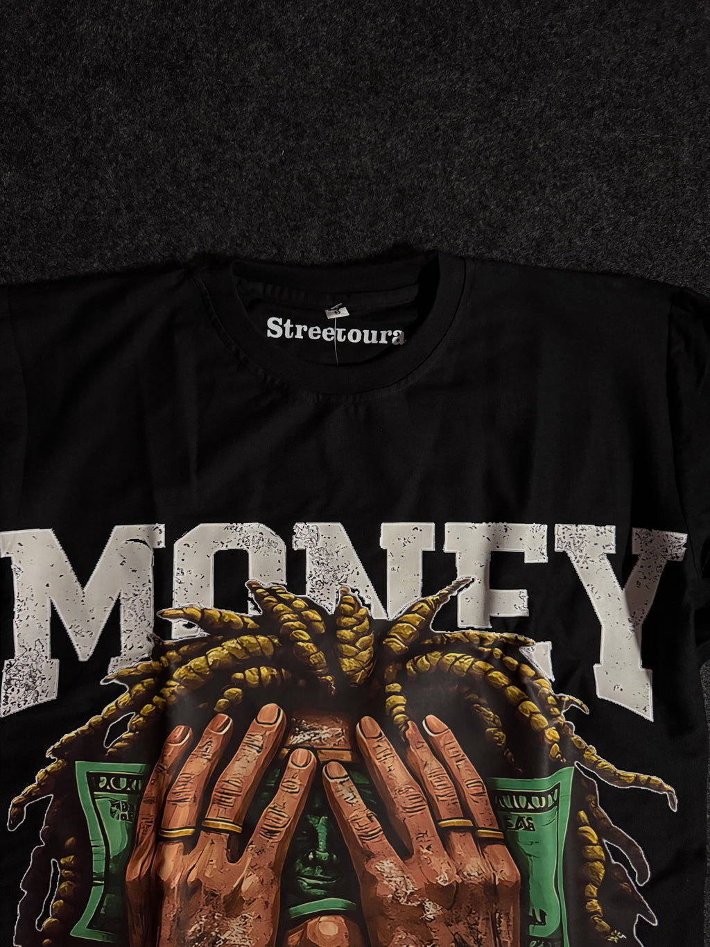 Black RichThread only T-shirt