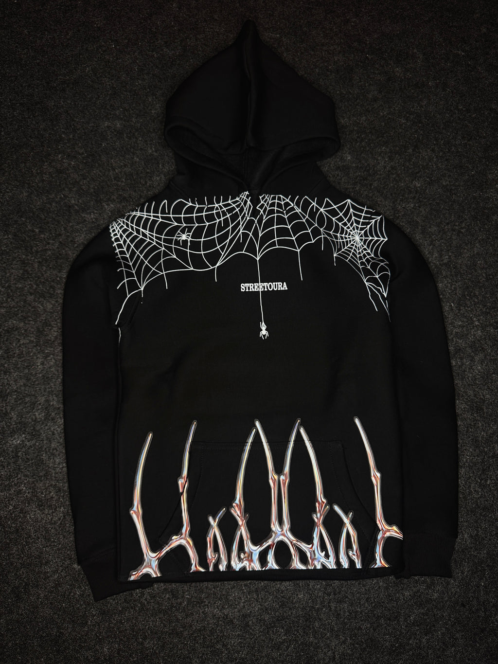 BLACK WEBSIN HOODIE