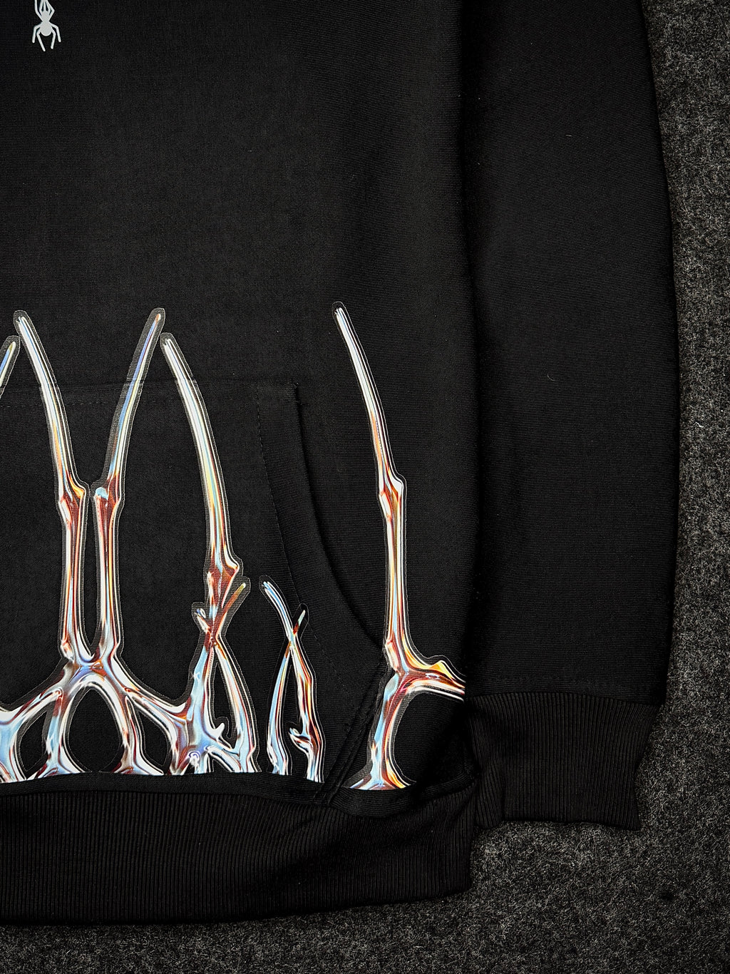 BLACK WEBSIN HOODIE