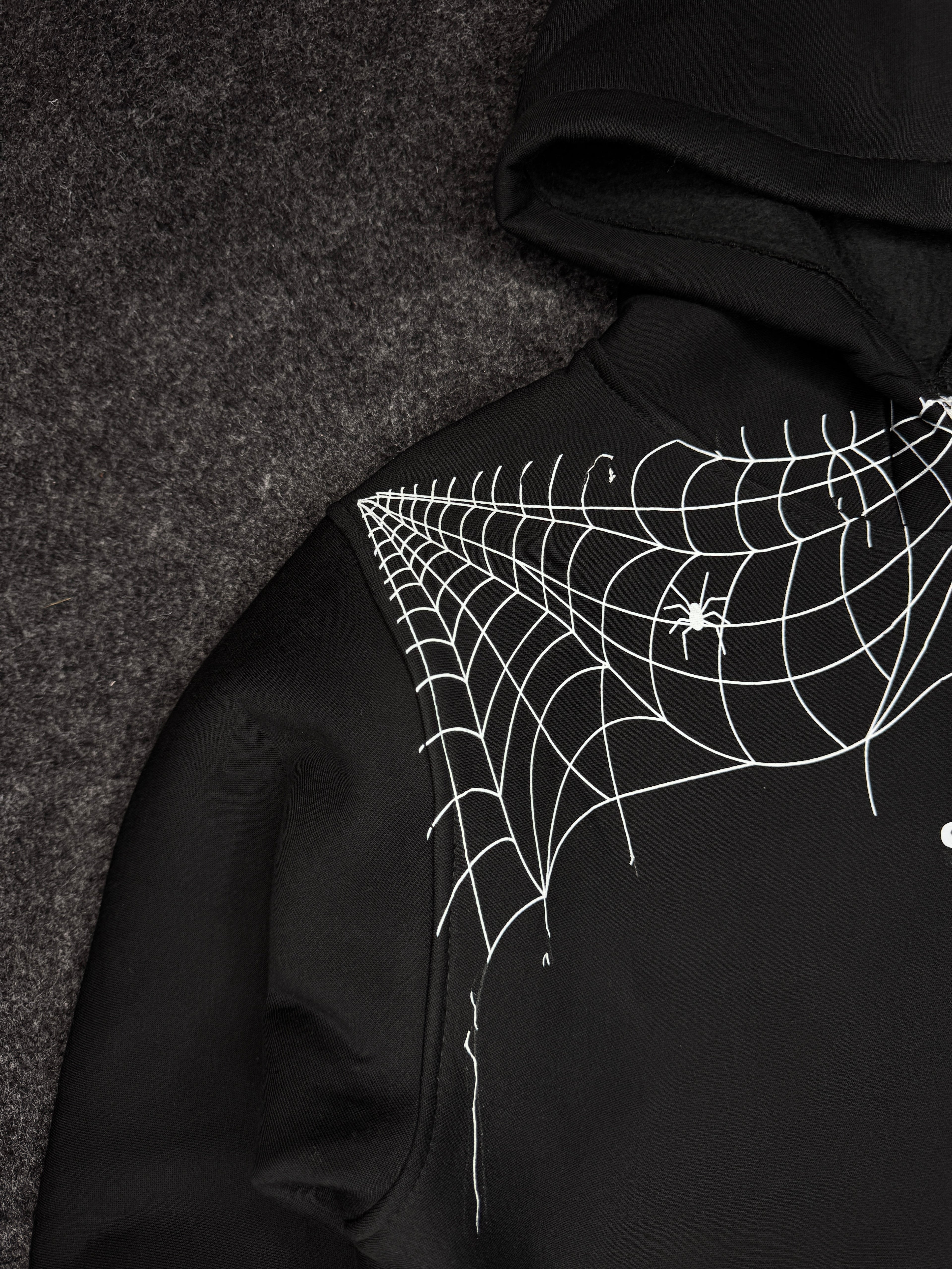 BLACK WEBSIN HOODIE