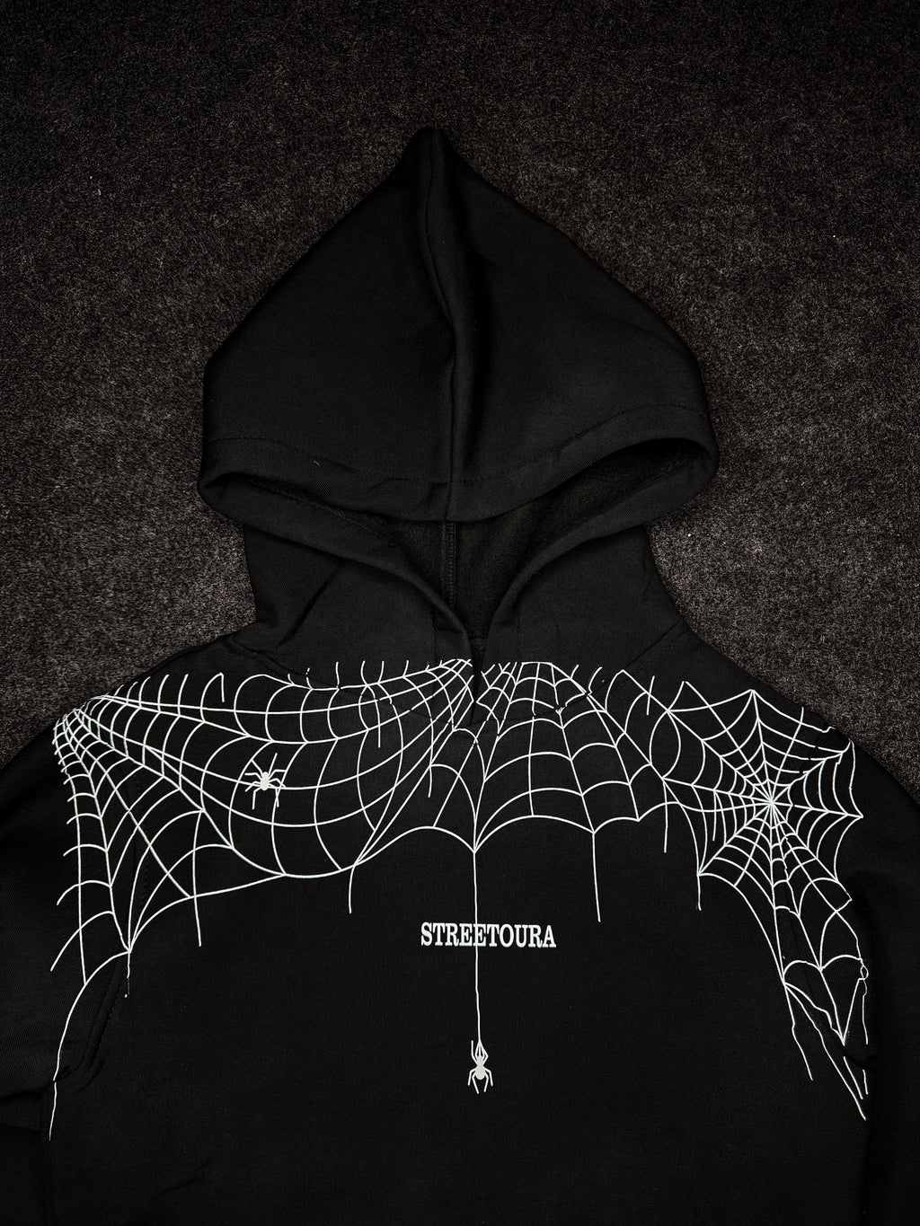 BLACK WEBSIN HOODIE