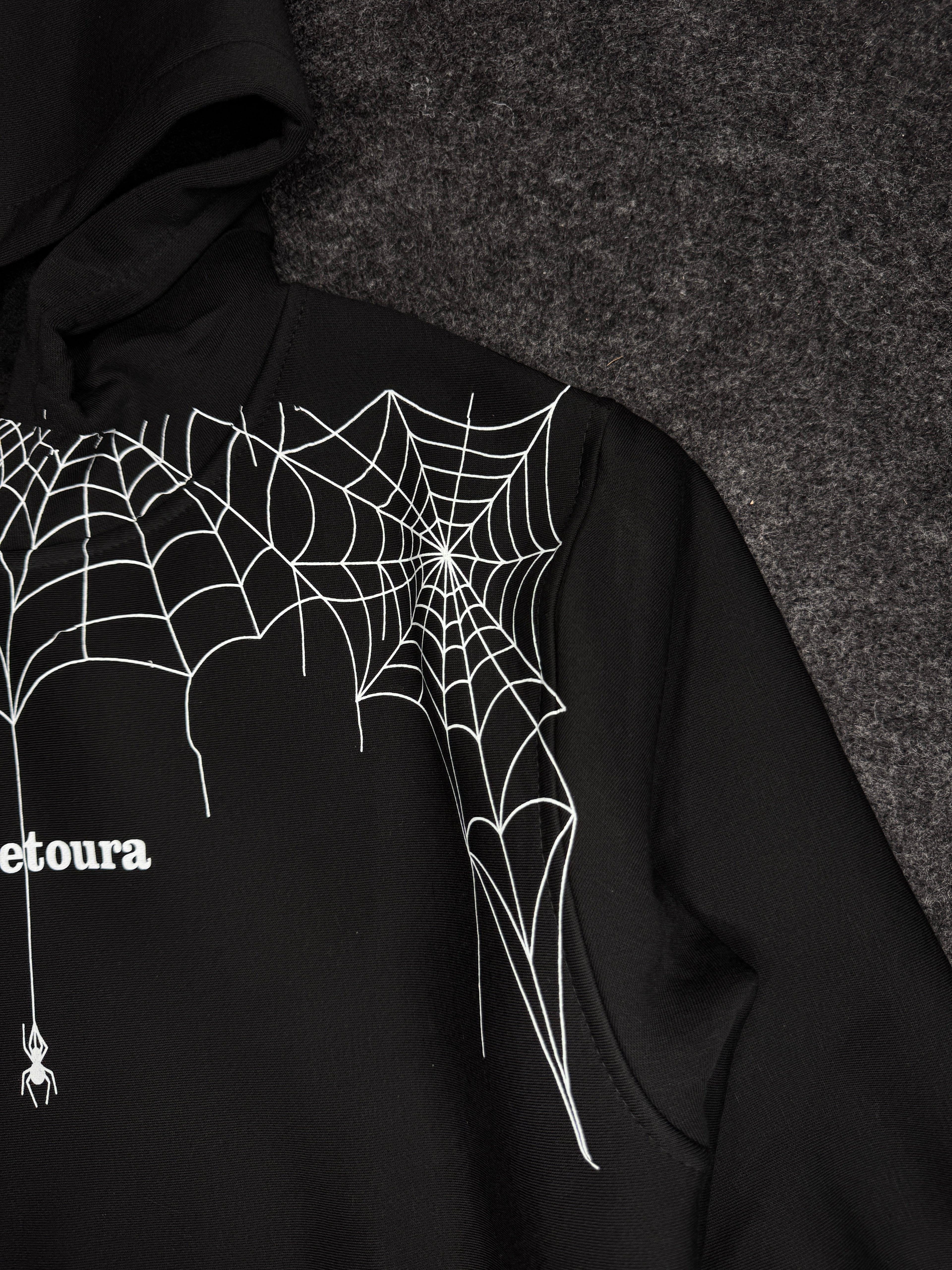 BLACK WEBSIN HOODIE
