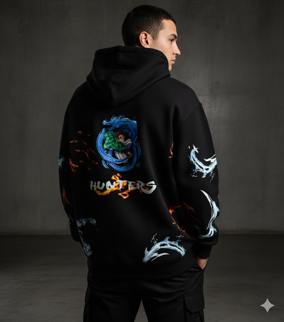 BLACK HUNTERZ HOODIE