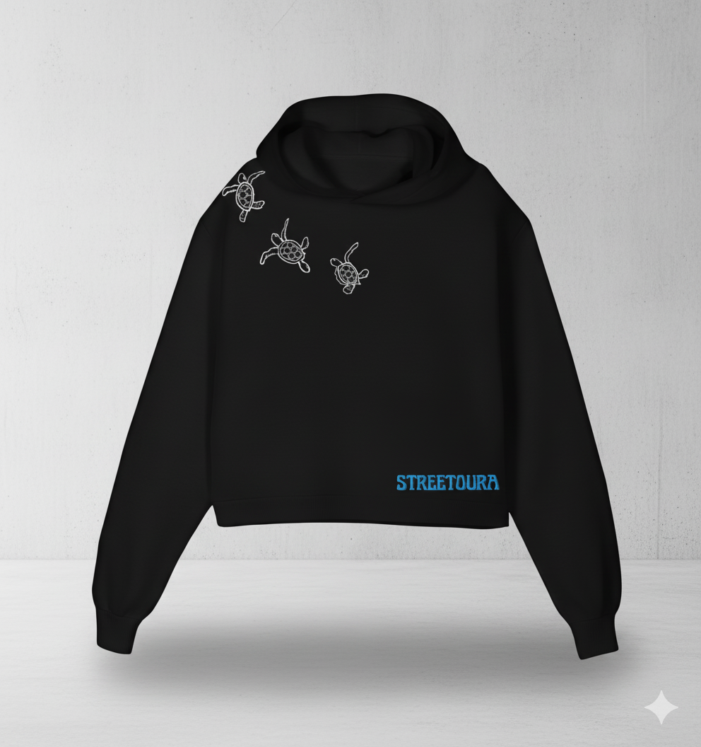 BLACK NAMI HOODIE