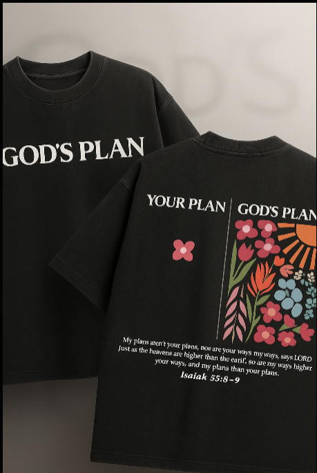 Black God's Plan T-shirt
