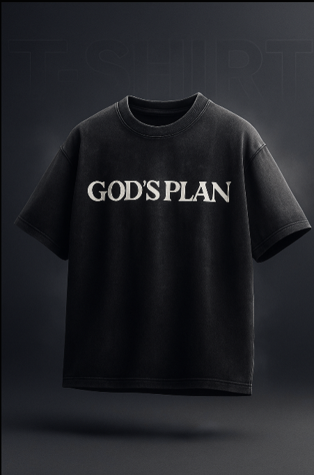 Black God's Plan T-shirt