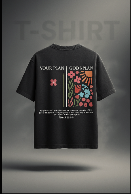 Black God's Plan T-shirt
