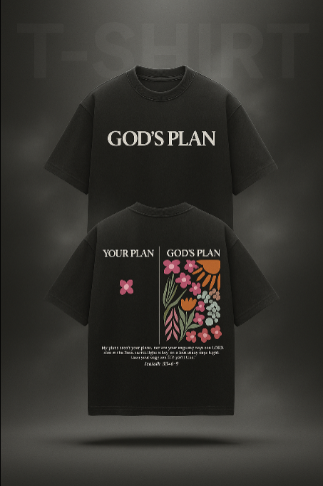 Black God's Plan T-shirt