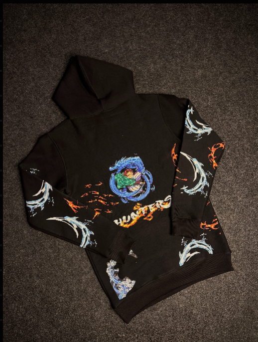 BLACK HUNTERZ HOODIE