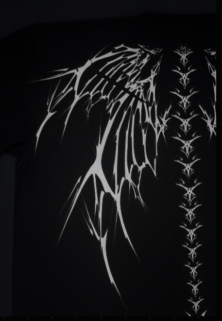 Black Bone Wings T-shirt