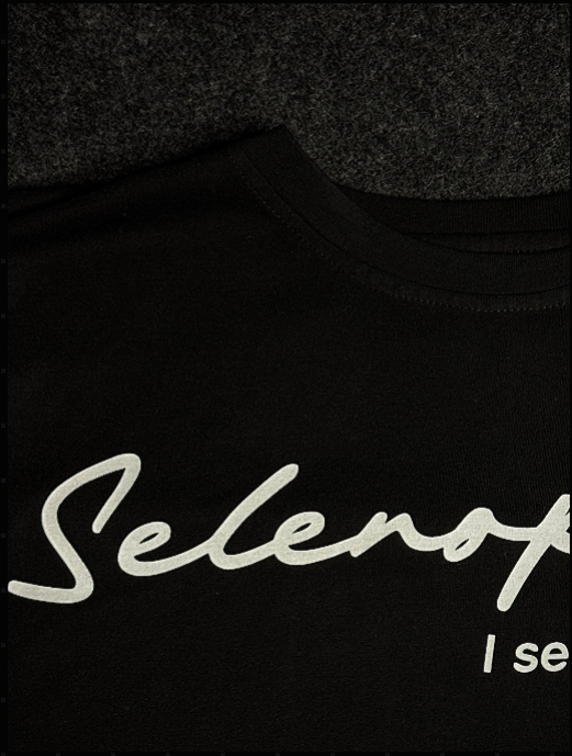 BLACK SELENOPHILE T-SHIRT