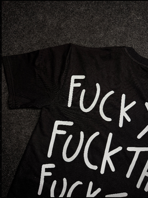 BLACK YOU,THIS,THAT,OFF T-SHIRT